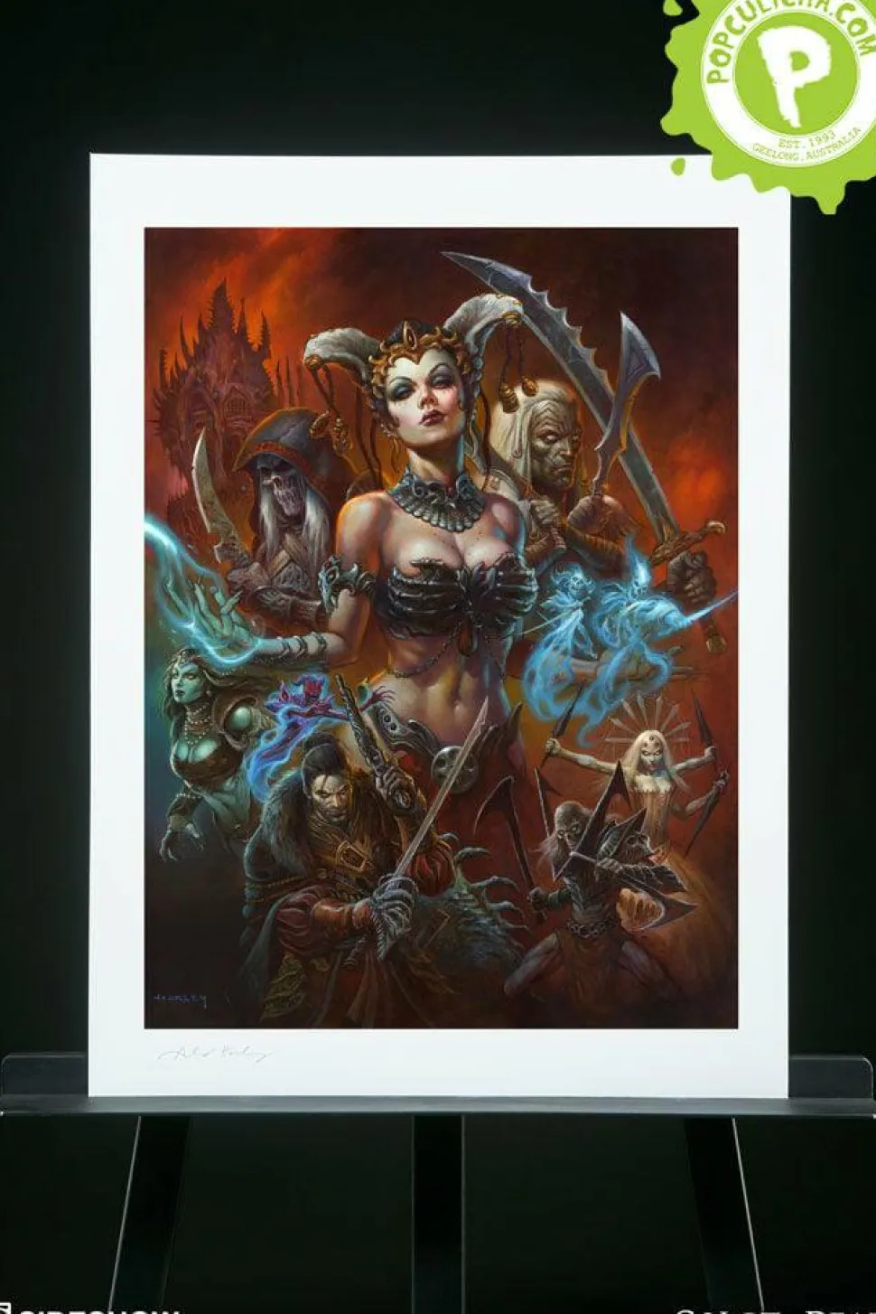 Court of the Dead - The Impermanence of Flesh Premium Art Print by Alex Horley