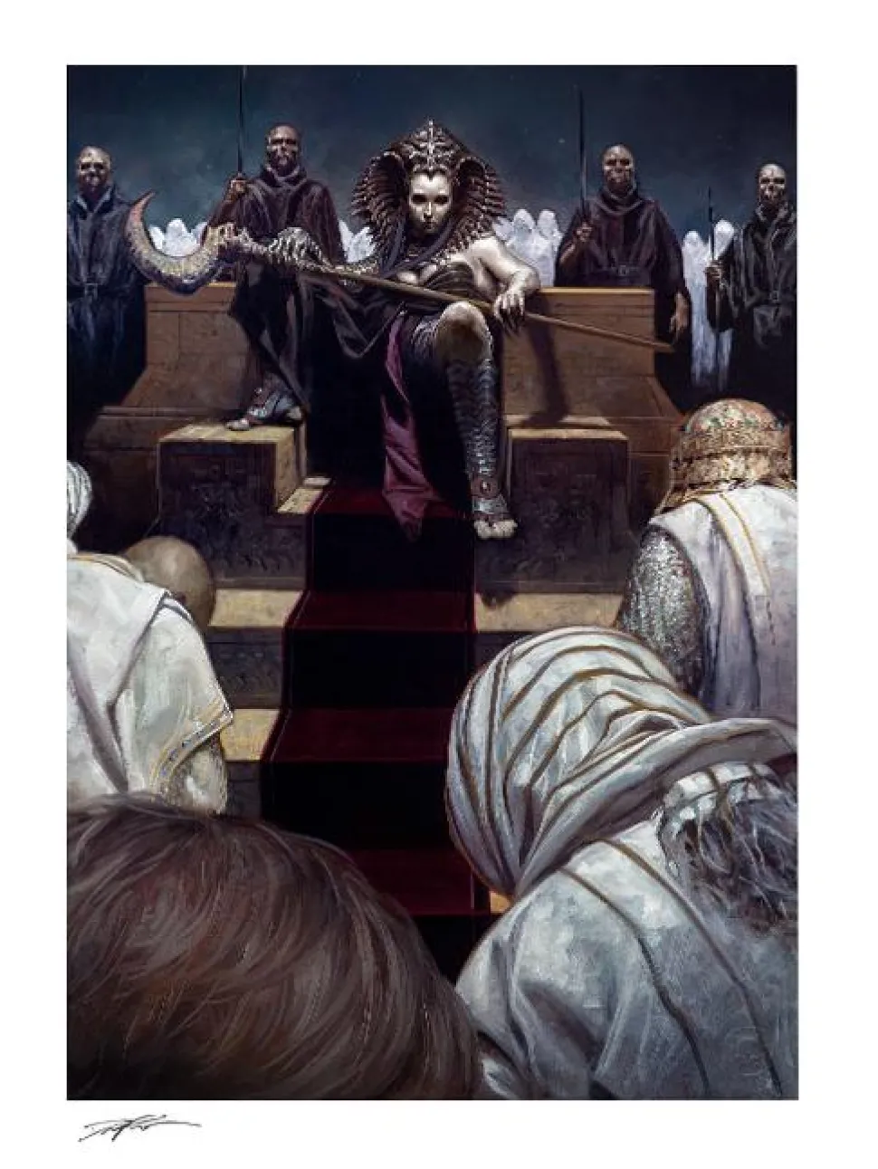 Court of the Dead - The Price of Power Fine Art Print by David Palumbo