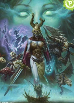 Court of the Dead - The Transcendence of Spirit Premium Art Print by Alex Horley