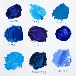 Courtney Barnett - Things Take Time, Take Time LP Vinyl Record (“All Eyes On The Pavement” Blue Coloured Vinyl)