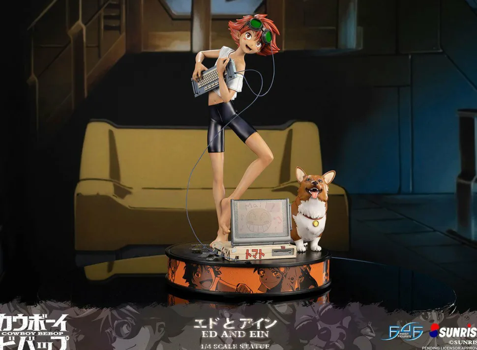 Cowboy Bebop - Ed & Ein 1/4 Scale Statue