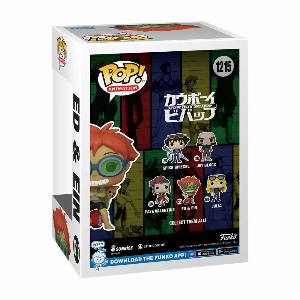 Cowboy Bebop - Ed & Ein on Scooter Pop! Vinyl Figure