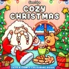 Cozy Christmas: Cute & Comfy Colouring Book by Coco Wyo Paperback Book