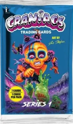 Craniacs - Series 1 Trading Cards Blaster Box (7 Packs)