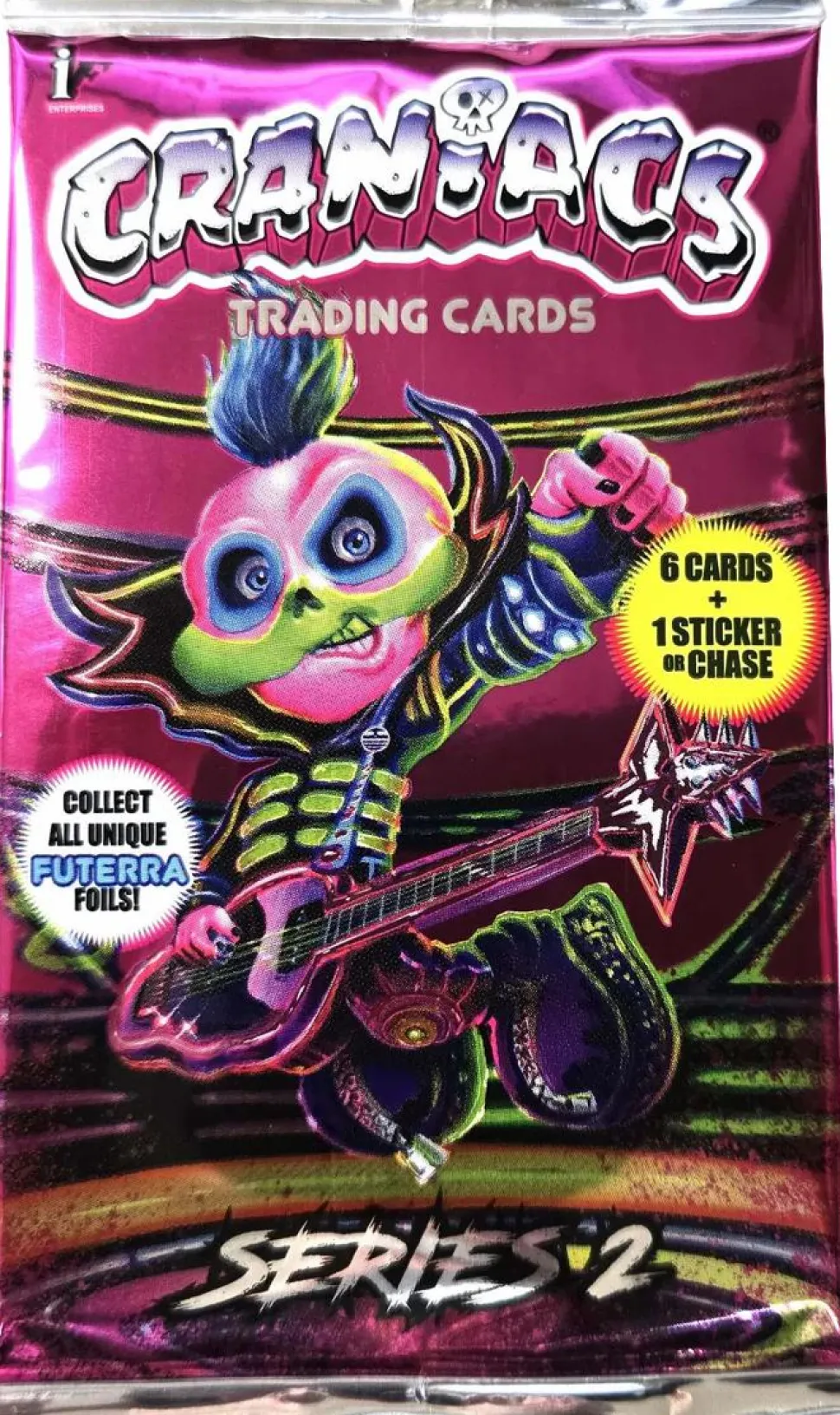 Craniacs - Series 2 Trading Cards Hobby Booster Pack (7 Cards)