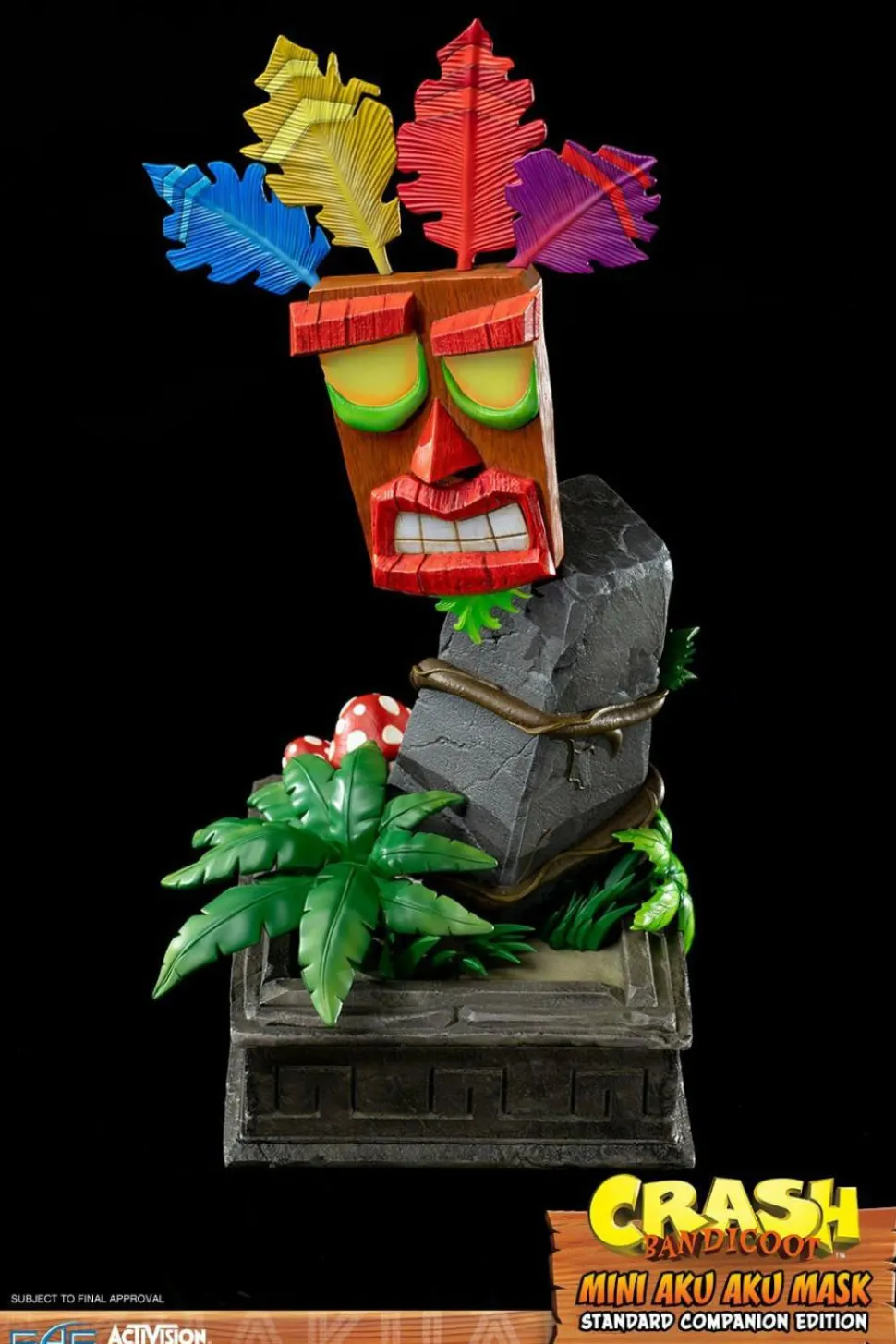 Crash Bandicoot - Aku Aku Mask 16” Statue
