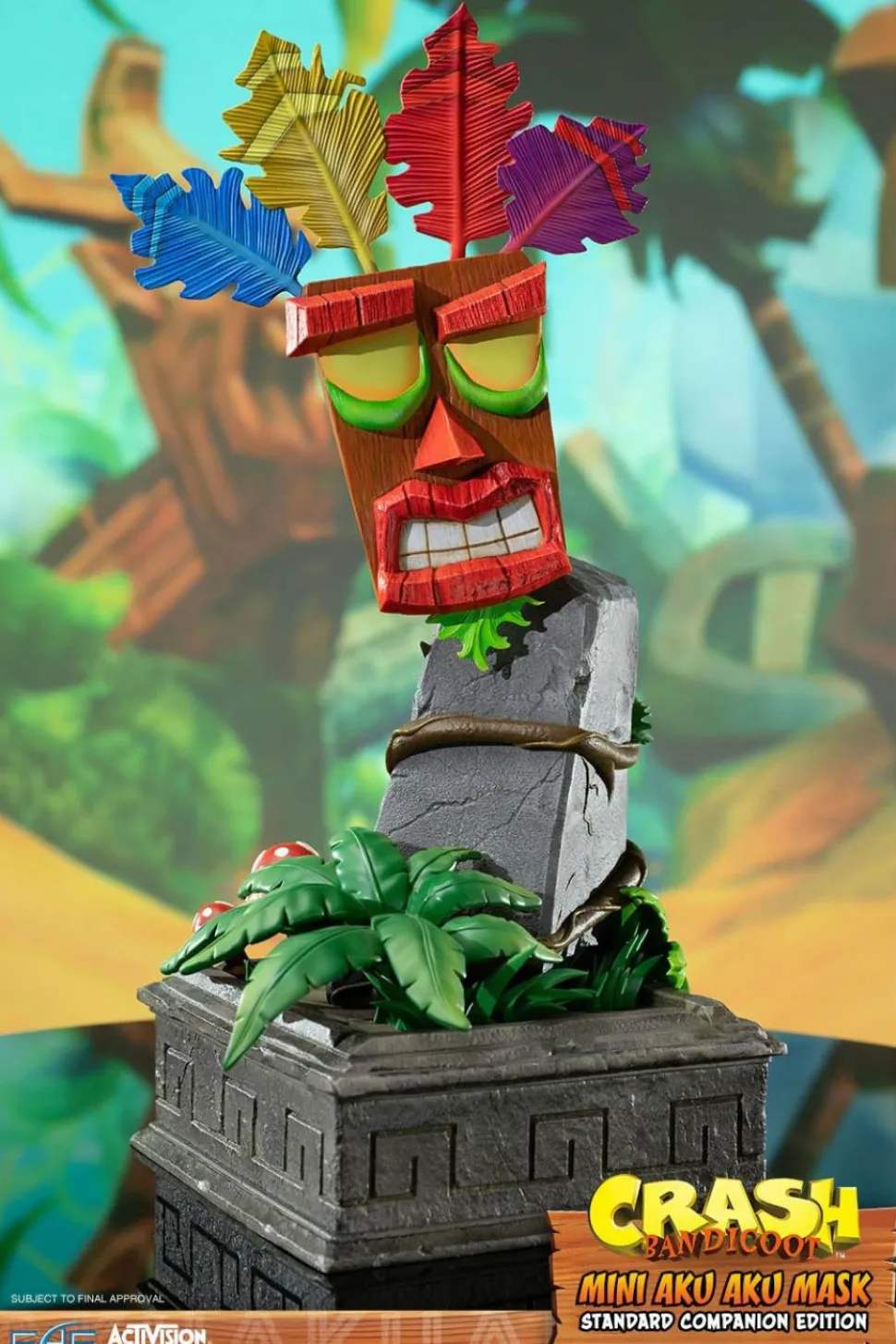 Crash Bandicoot - Aku Aku Mask 16” Statue