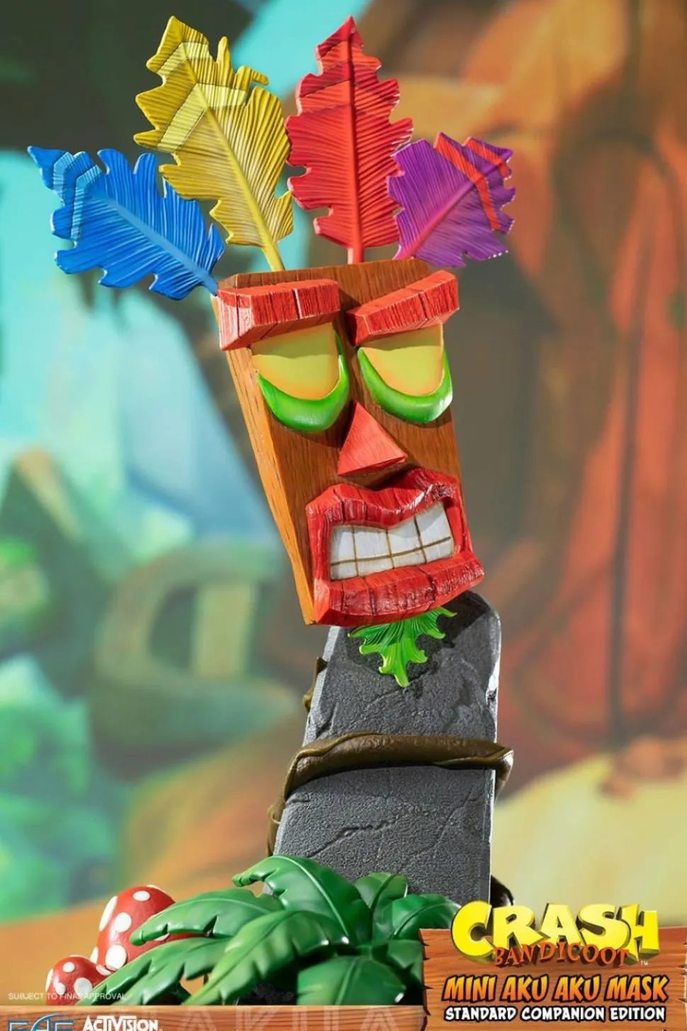 Crash Bandicoot - Aku Aku Mask 16” Statue