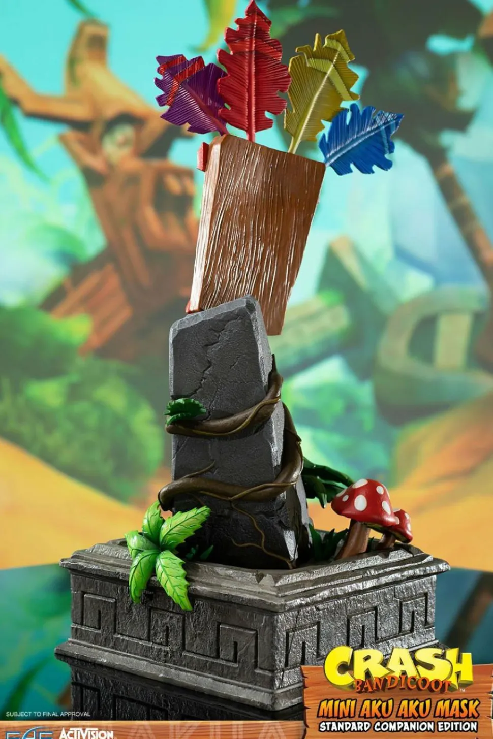 Crash Bandicoot - Aku Aku Mask 16” Statue