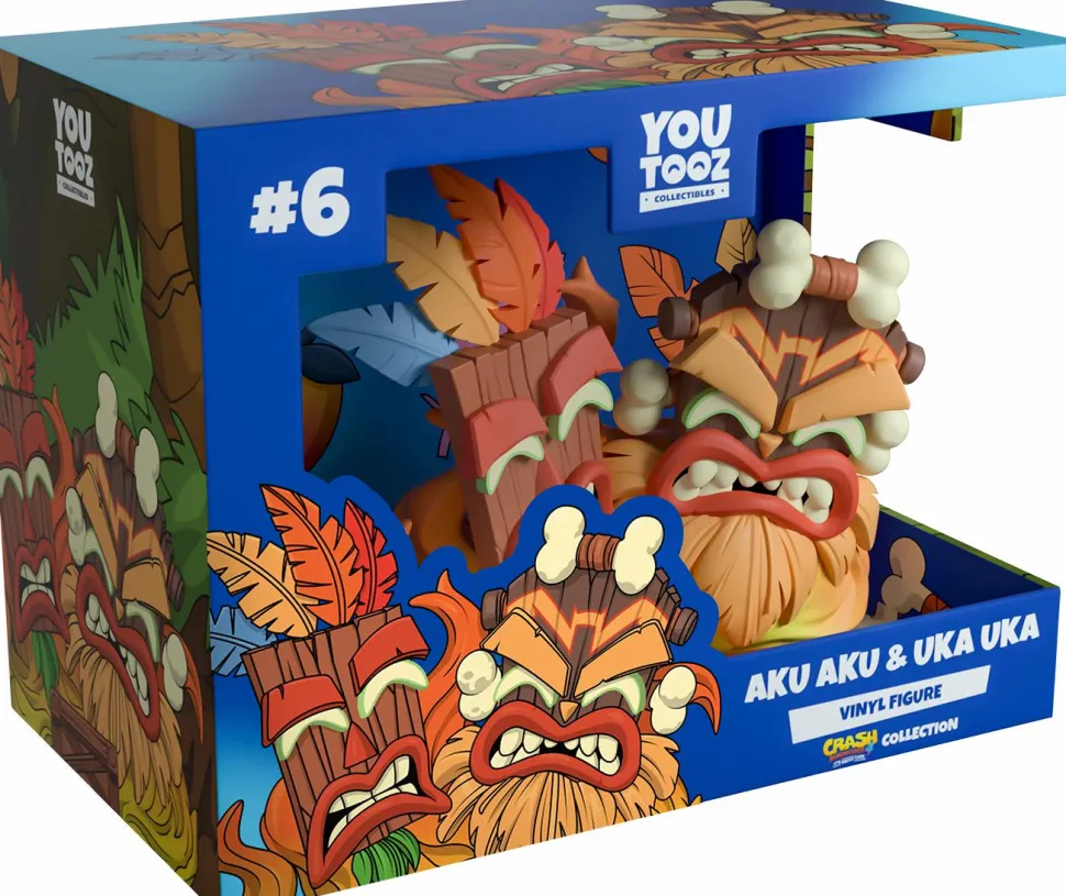 Crash Bandicoot 4: It's About Time - Aku Aku & Uka Uka 3.5" Vinyl Figure