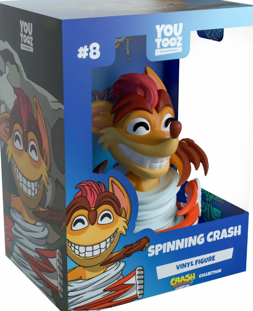 Crash Bandicoot 4: It's About Time - Spinning Crash 4" Vinyl Figure