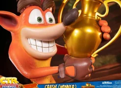 Crash Team Racing: Nitro Fueled - Crash Bandicoot with Trophy 18” Statue