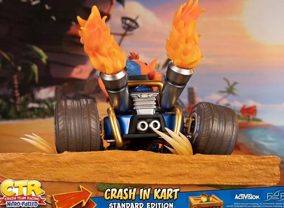 Crash Team Racing: Nitro-Fueled - Crash in Kart 12” Statue