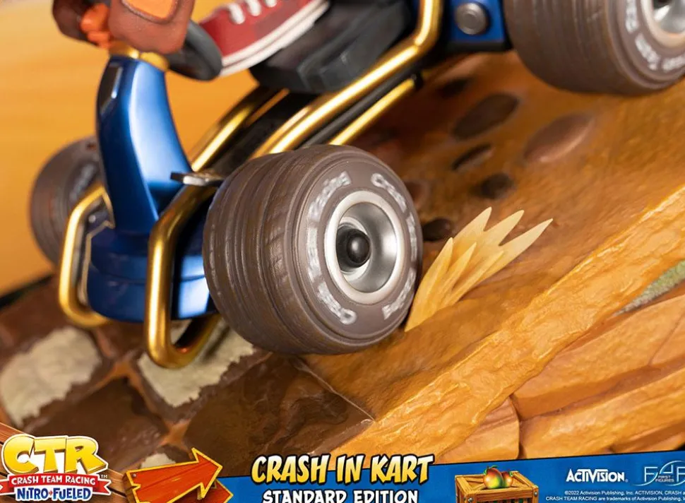 Crash Team Racing: Nitro-Fueled - Crash in Kart 12” Statue