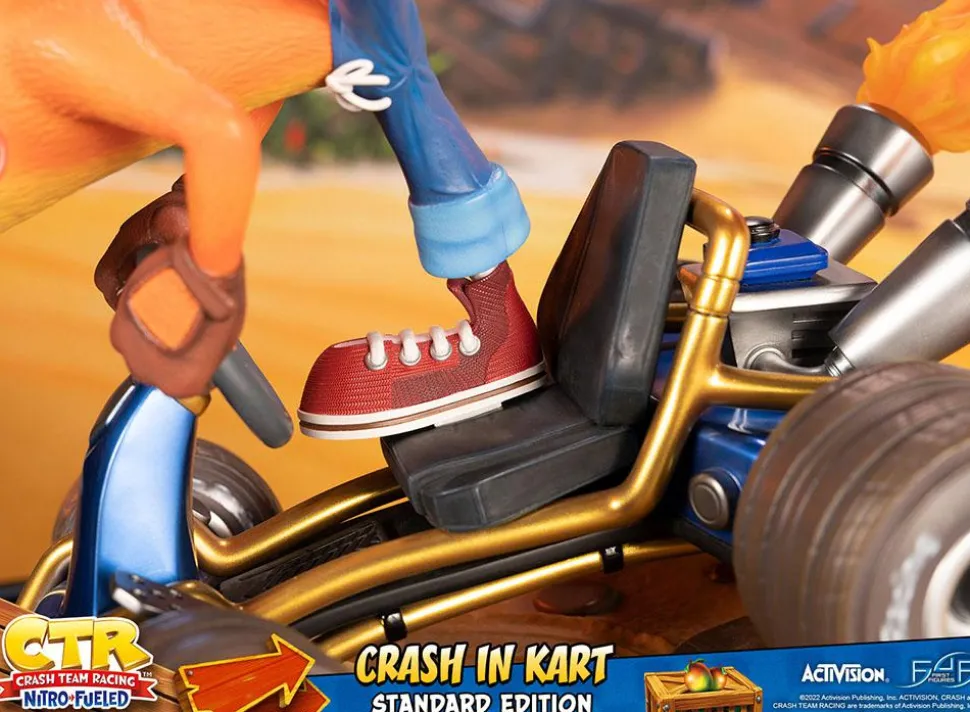 Crash Team Racing: Nitro-Fueled - Crash in Kart 12” Statue