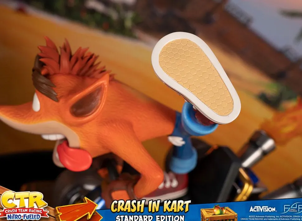 Crash Team Racing: Nitro-Fueled - Crash in Kart 12” Statue