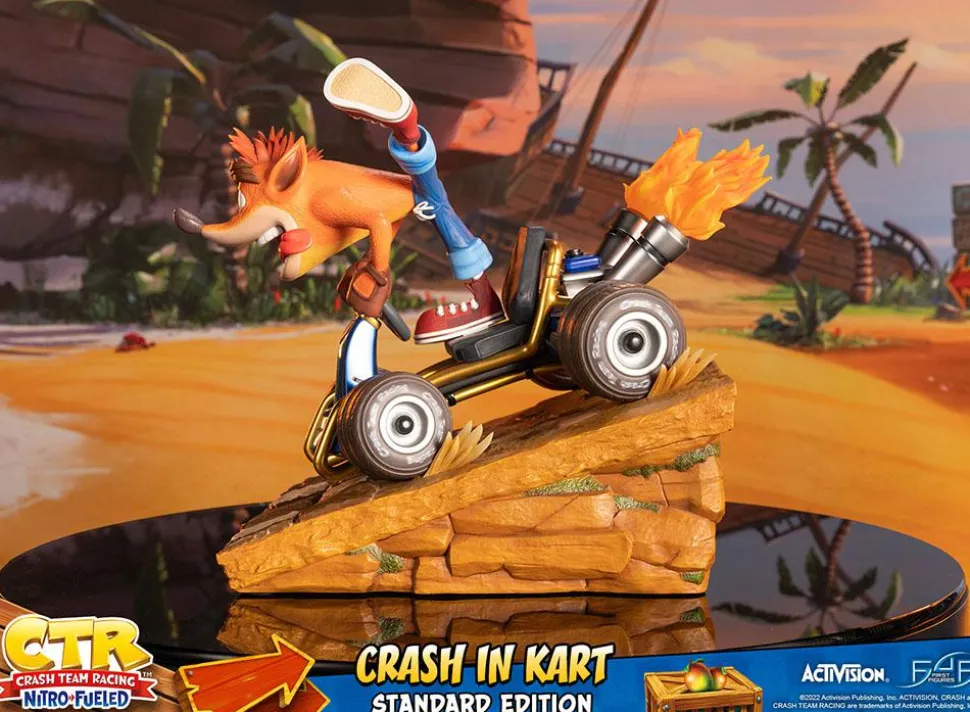 Crash Team Racing: Nitro-Fueled - Crash in Kart 12” Statue