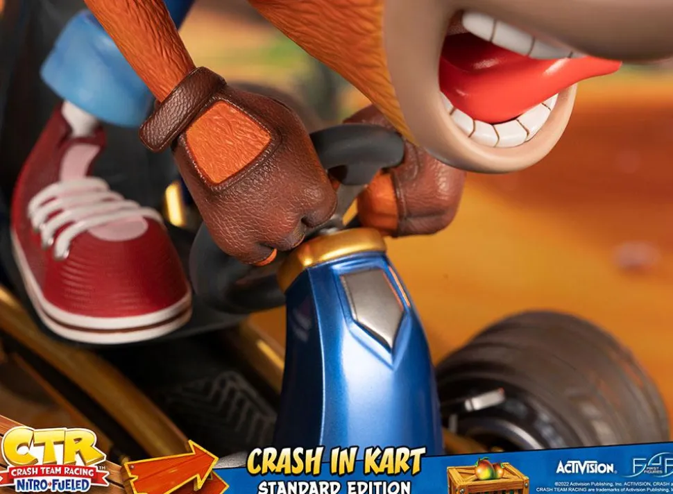 Crash Team Racing: Nitro-Fueled - Crash in Kart 12” Statue