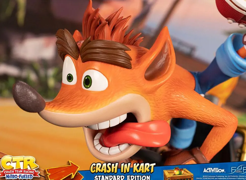 Crash Team Racing: Nitro-Fueled - Crash in Kart 12” Statue