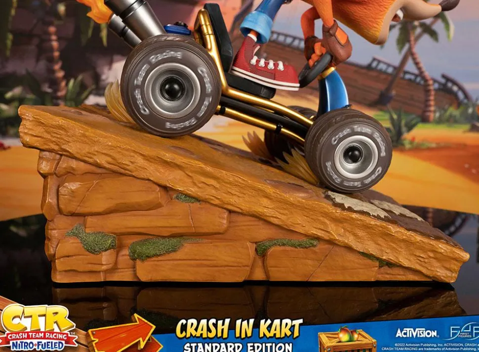 Crash Team Racing: Nitro-Fueled - Crash in Kart 12” Statue