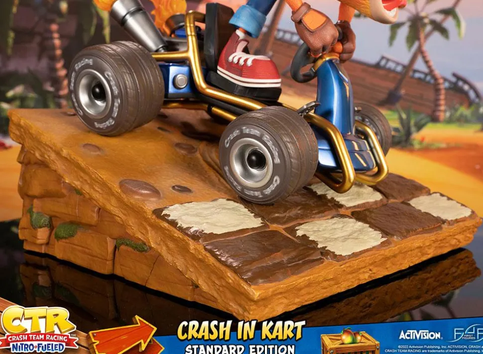 Crash Team Racing: Nitro-Fueled - Crash in Kart 12” Statue