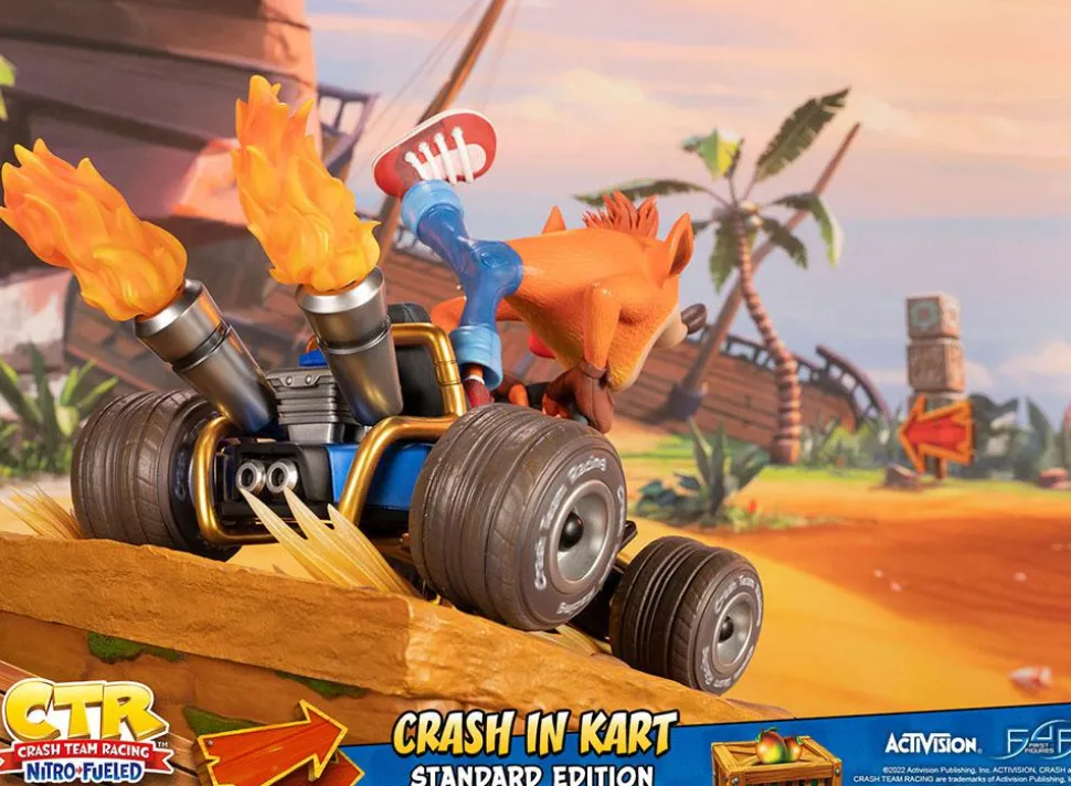 Crash Team Racing: Nitro-Fueled - Crash in Kart 12” Statue
