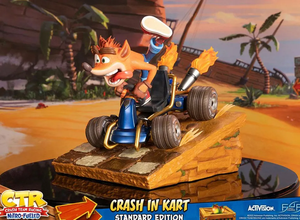 Crash Team Racing: Nitro-Fueled - Crash in Kart 12” Statue