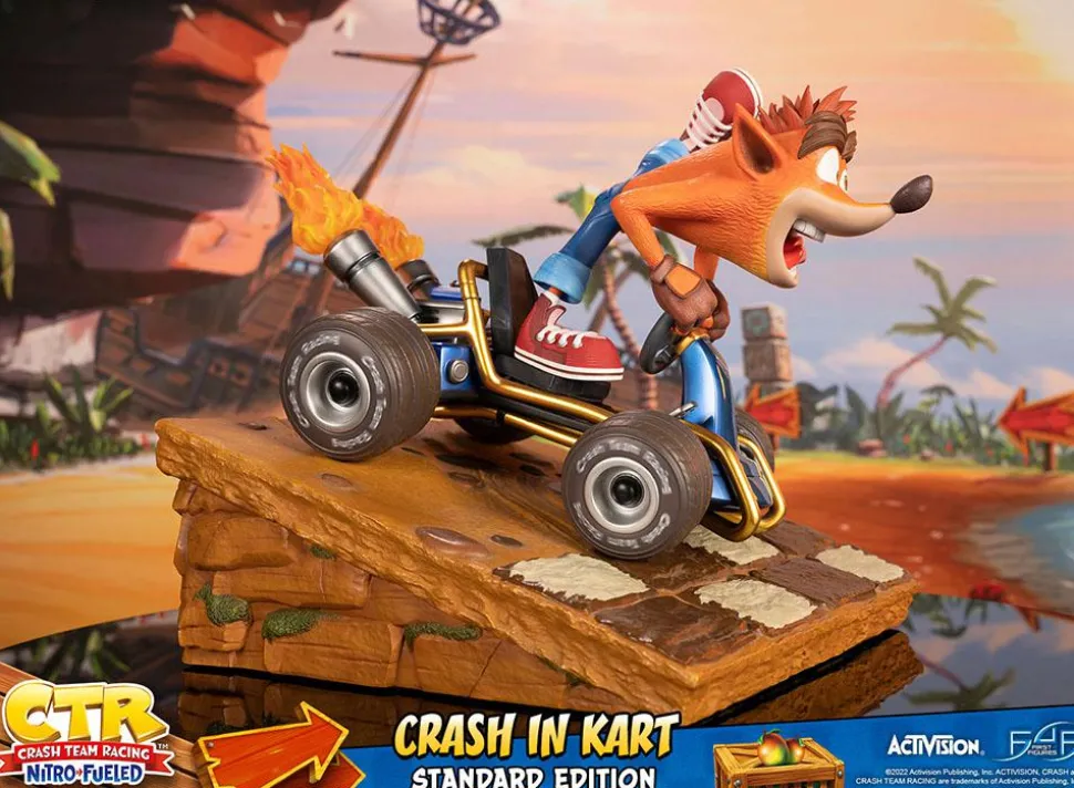 Crash Team Racing: Nitro-Fueled - Crash in Kart 12” Statue