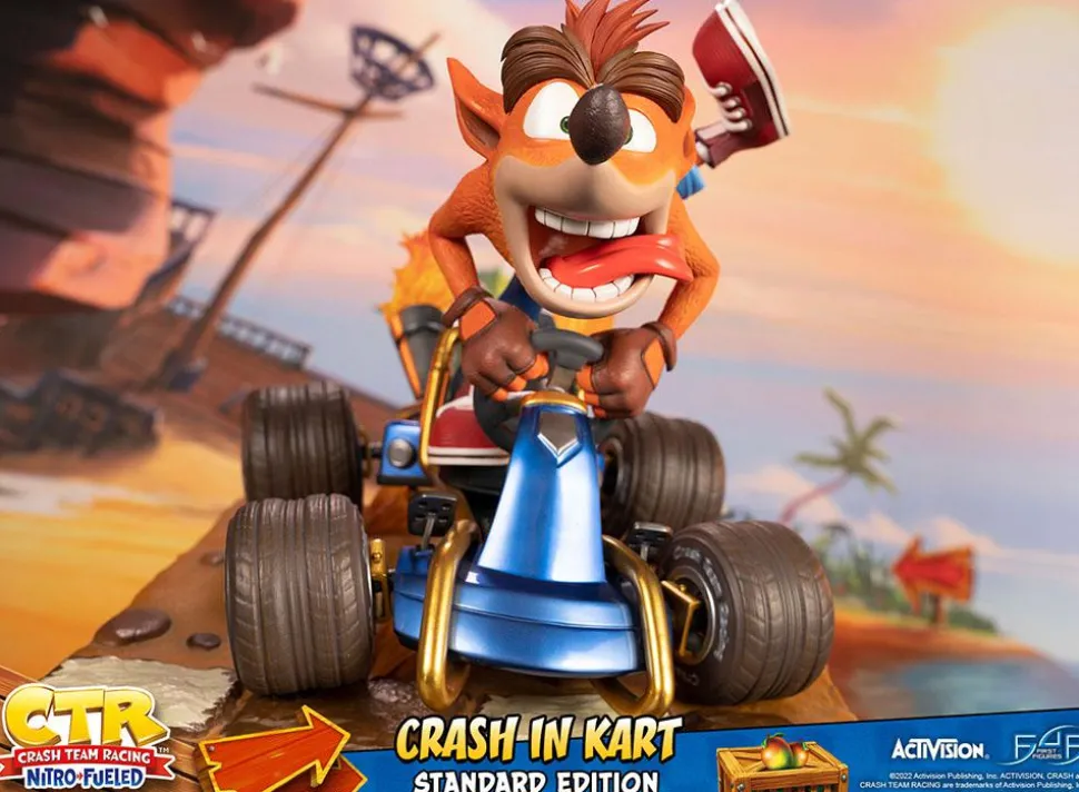 Crash Team Racing: Nitro-Fueled - Crash in Kart 12” Statue