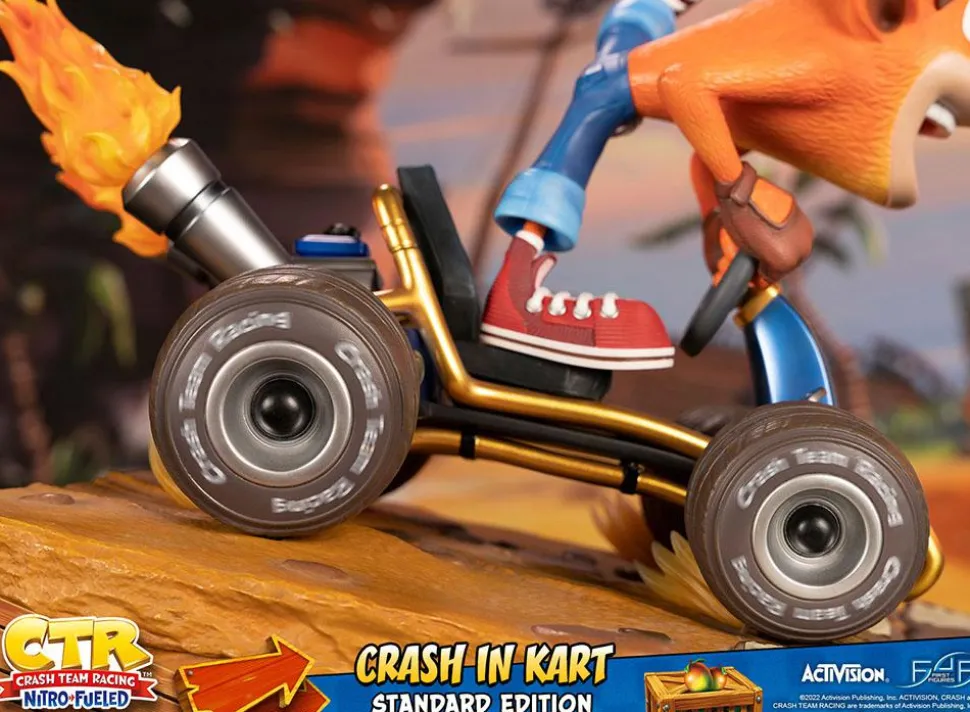 Crash Team Racing: Nitro-Fueled - Crash in Kart 12” Statue