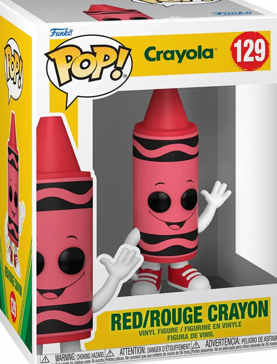 Crayola - Red/Rouge Crayon Pop! Vinyl Figure