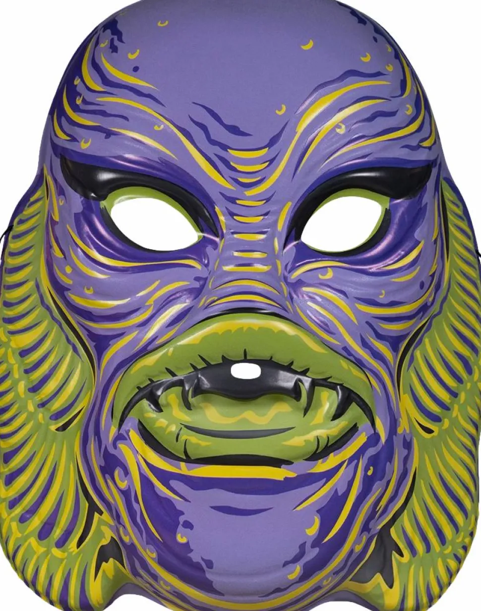 Creature from the Black Lagoon (1954) - The Creature (Purple) Glow-in-the-Dark Vacuform Retro Monster Mask