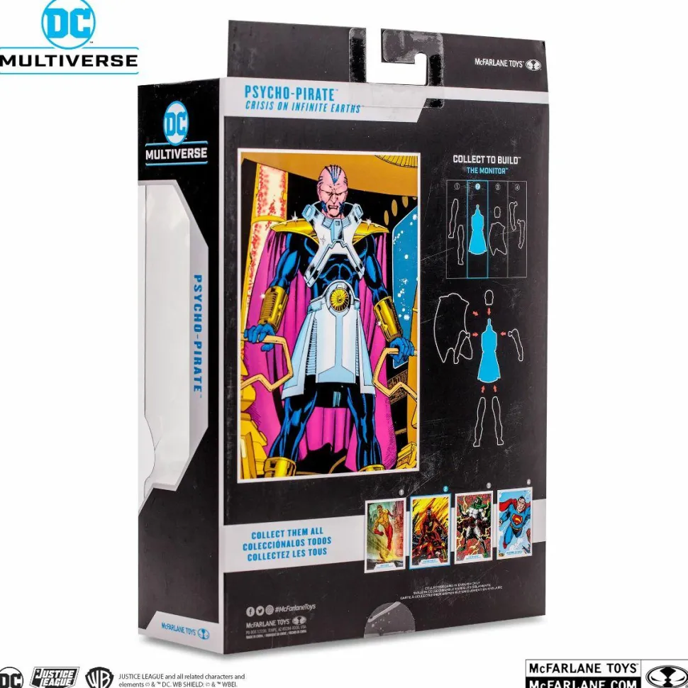 Crisis on Infinite Earths - Psycho-Pirate DC Multiverse Gold Label 7" Scale Action Figure (The Monitor Build-A-Figure)