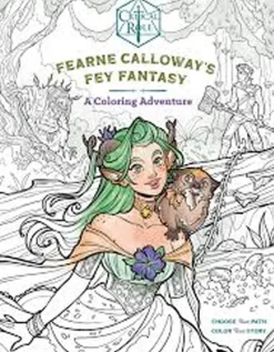 Critical Role - Fearne Calloway's Fey Fantasy: A Colouring Adventure Paperback Book