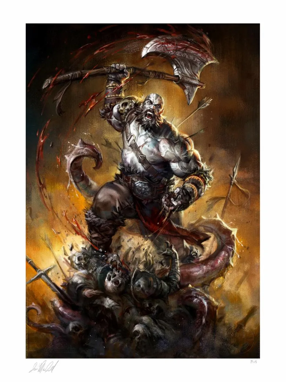 Critical Role - Grog Strongjaw: I Would Like to RAGE! Fine Art Print by Ian MacDonald