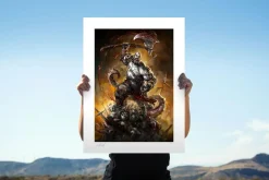 Critical Role - Grog Strongjaw: I Would Like to RAGE! Fine Art Print by Ian MacDonald