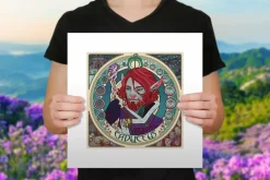 Critical Role - Mighty Nein Portrait Series: Caduceus Fine Art Print by Sam Hogg