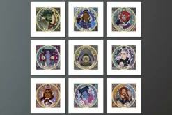 Critical Role - Mighty Nein Portrait Series Fine Art Prints by Sam Hogg (Set of 9)