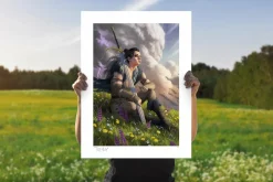Critical Role - Mighty Nein Yasha Nydoorin: Champion of the Stormlord Fine Art Print by Robson Michel