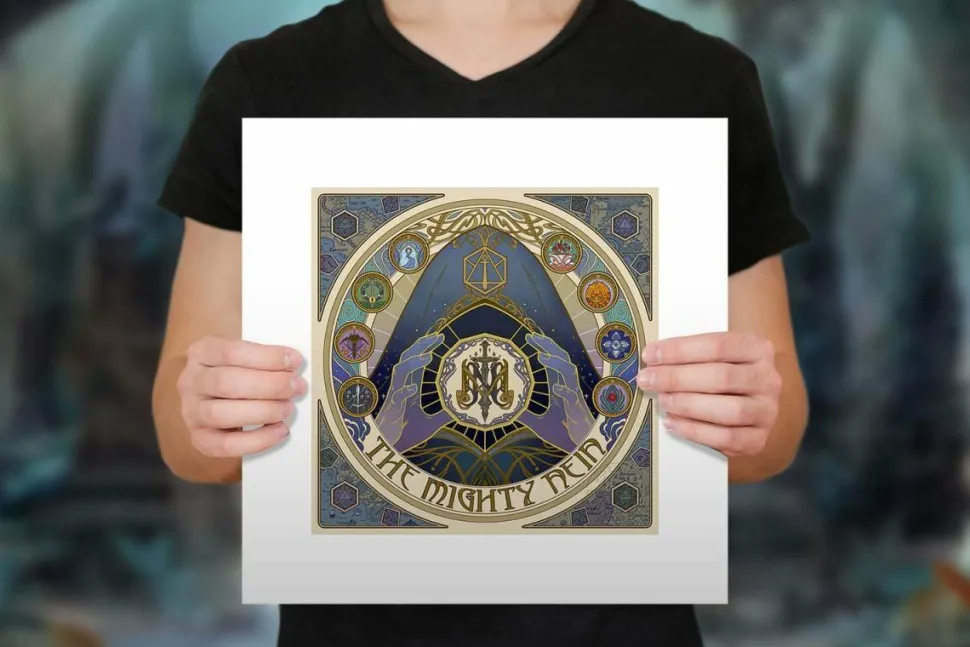 Critical Role - Mighty Nein Portrait Series: The Hands of Fate Fine Art Print by Sam Hogg