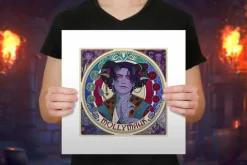 Critical Role - Mighty Nein Portrait Series: Mollymauk Fine Art Print by Sam Hogg
