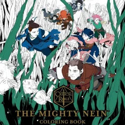 Critical Role - The Mighty Nein Colouring Book Paperback