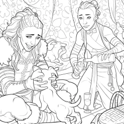 Critical Role - The Mighty Nein Colouring Book Paperback