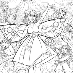 Critical Role - The Mighty Nein Colouring Book Paperback