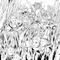 Critical Role - The Mighty Nein Colouring Book Paperback