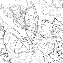 Critical Role - Vox Machina Colouring Book Paperback