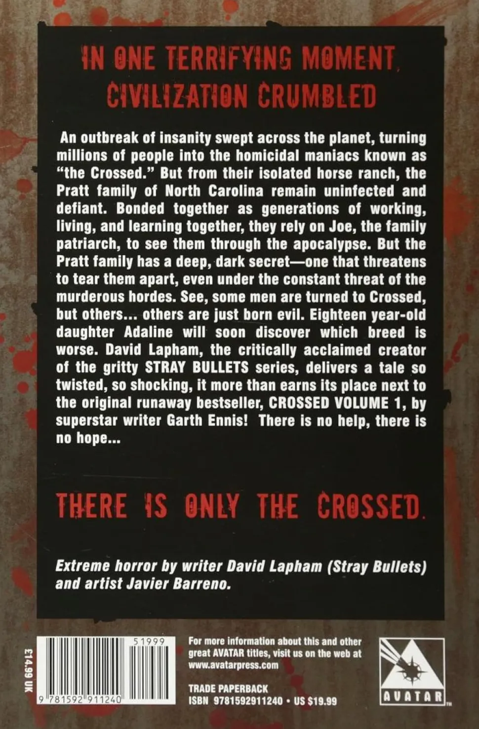 Crossed - Volume 02 Trade Paperback Book