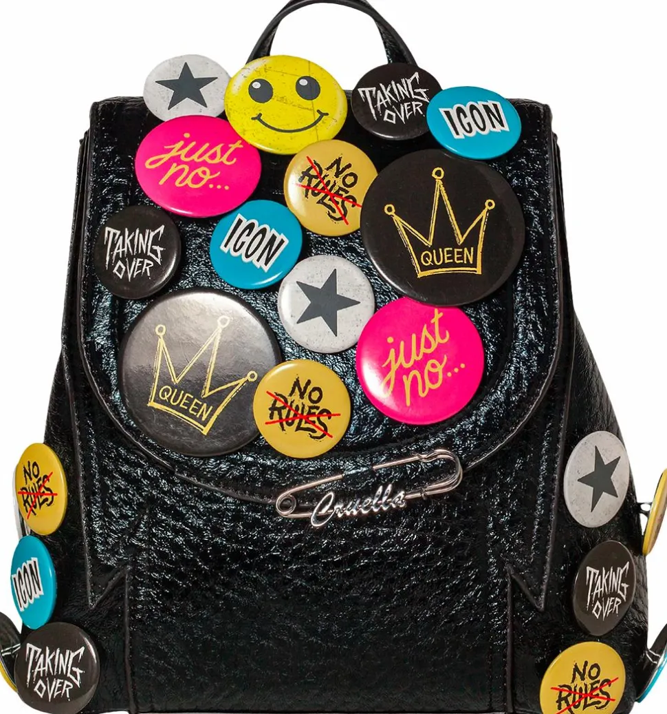 Cruella (2021) - Cruella Buttons 10” Faux Leather Mini Backpack
