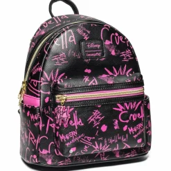 Cruella - Graffiti 10” Faux Leather Mini Backpack