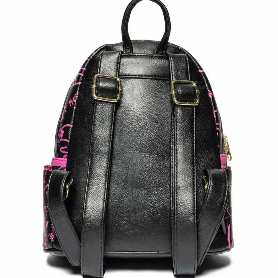 Cruella - Graffiti 10” Faux Leather Mini Backpack